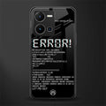 error back phone cover | glass case for vivo y35 4g