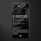 error back phone cover | glass case for vivo y35 4g