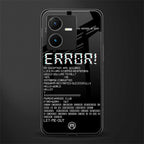 error back phone cover | glass case for vivo y22
