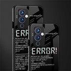 error back phone cover | glass case for oneplus 9