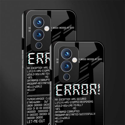 error back phone cover | glass case for oneplus 9