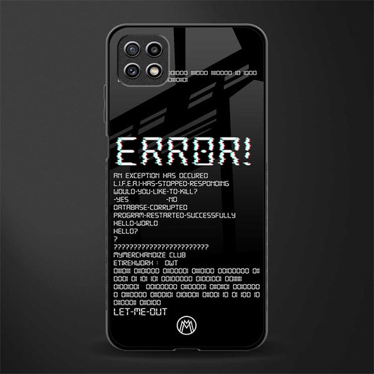 error back phone cover | glass case for samsung galaxy f42