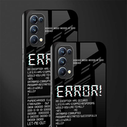 error back phone cover | glass case for oppo reno 5