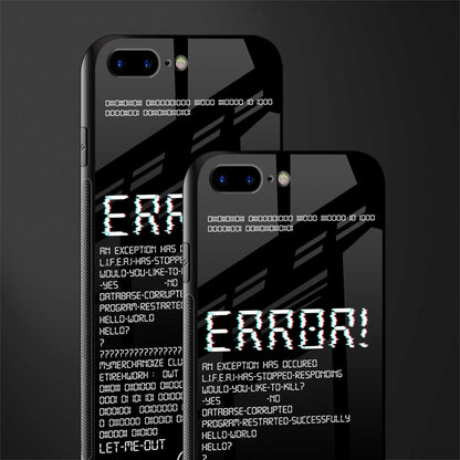 error glass case for iphone 7 plus image-2
