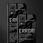 error back phone cover | glass case for vivo v21e 4g