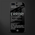 error glass case for iphone 8 plus image