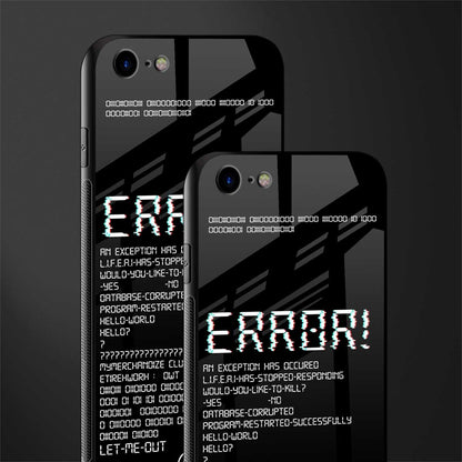 error glass case for iphone se 2020 image-2