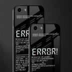 error glass case for iphone 8 image-2