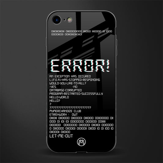 error glass case for iphone 7 image