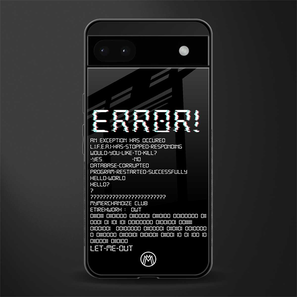 error back phone cover | glass case for google pixel 6a