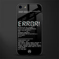 error glass case for iphone 8 image