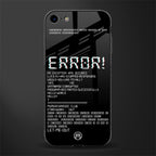 error glass case for iphone 8 image
