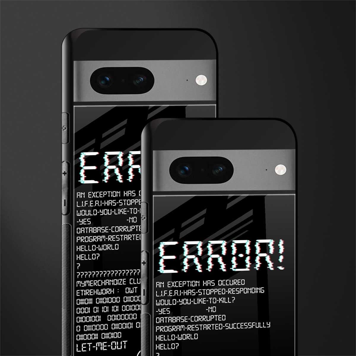 error back phone cover | glass case for google pixel 7