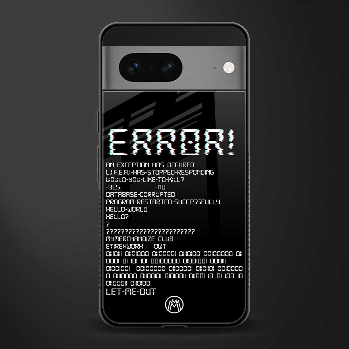 error back phone cover | glass case for google pixel 7