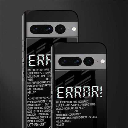 error back phone cover | glass case for google pixel 7 pro