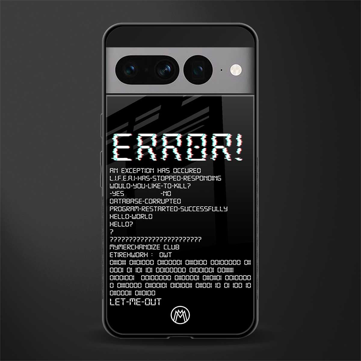 error back phone cover | glass case for google pixel 7 pro