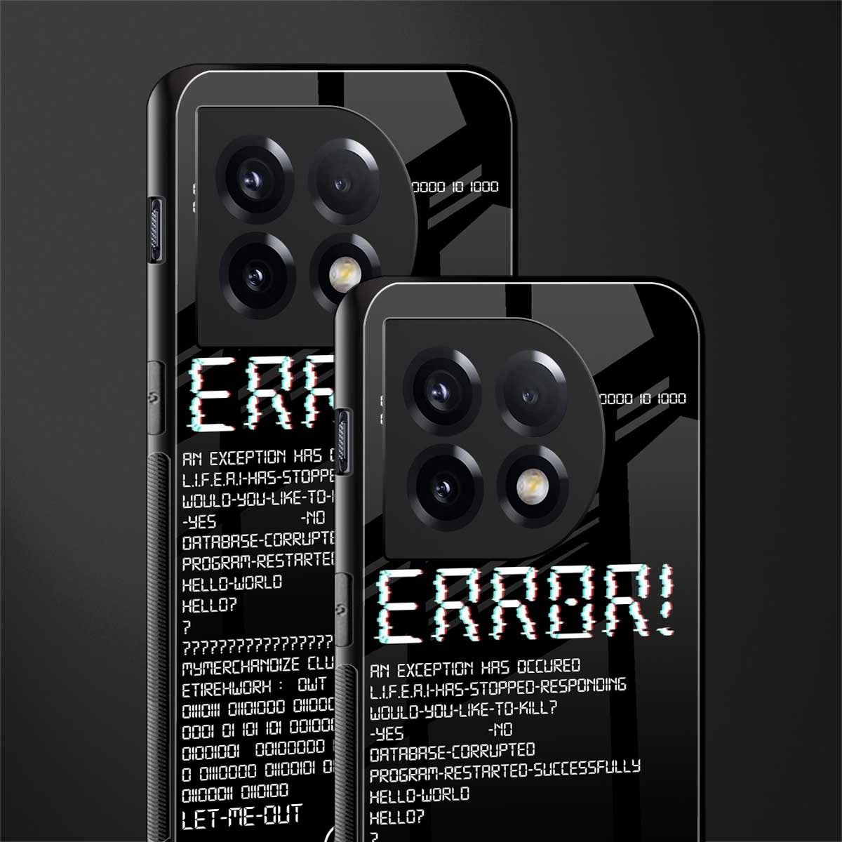 error back phone cover | glass case for oneplus 11