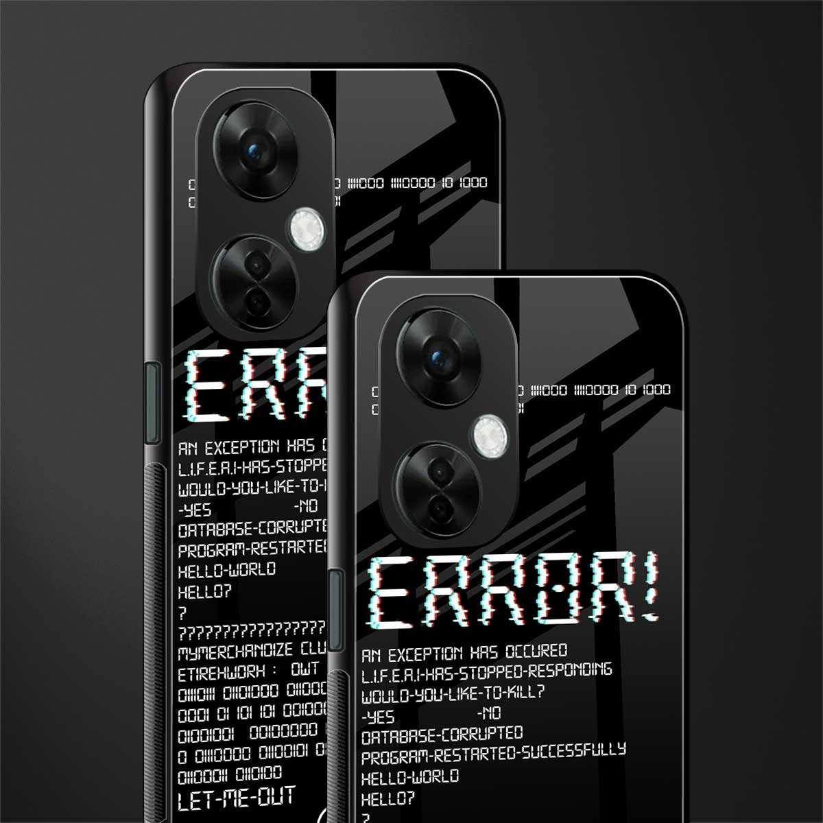 error back phone cover | glass case for oneplus nord ce 3 lite