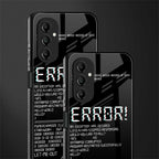 error back phone cover | glass case for samsung galaxy a14 5g