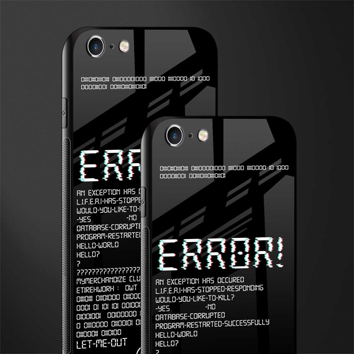 error glass case for iphone 6 plus image-2