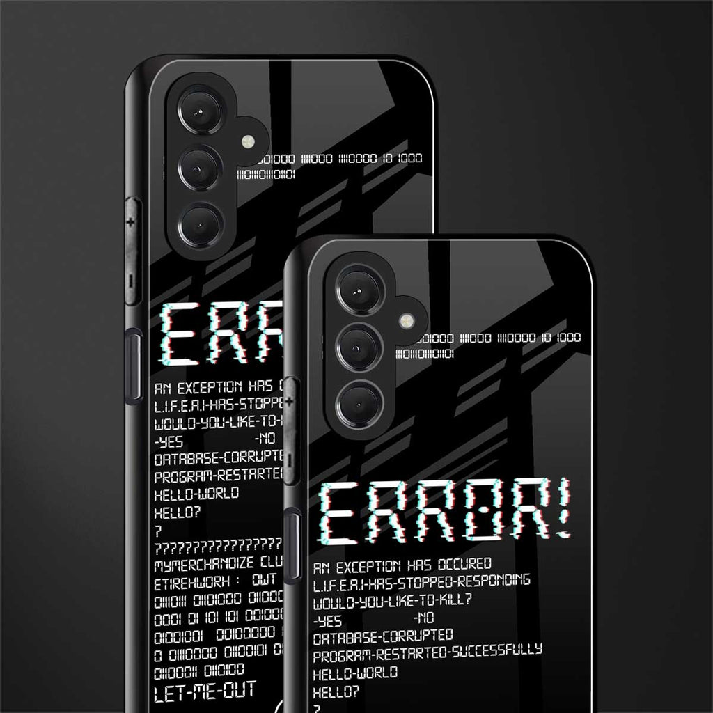 error back phone cover | glass case for samsun galaxy a24 4g
