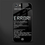 error glass case for iphone 6s image