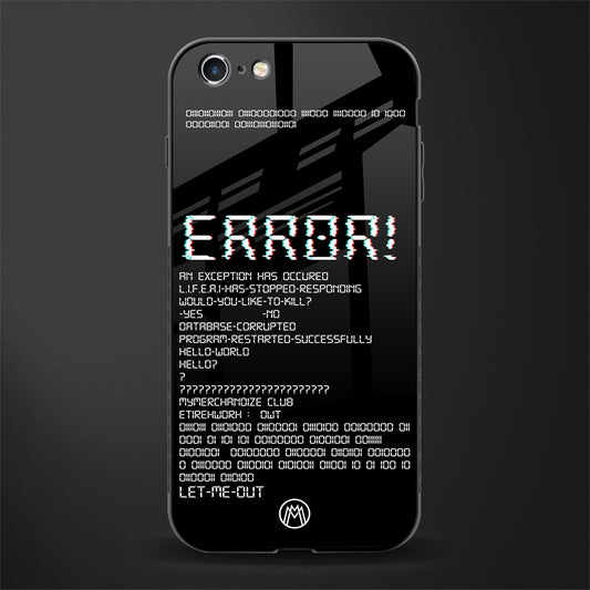 error glass case for iphone 6 image