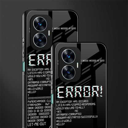 error back phone cover | glass case for realme c55