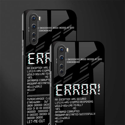 error glass case for oneplus nord ac2001 image-2