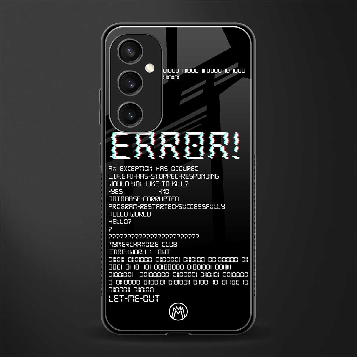 error back phone cover | glass case for samsung galaxy s23 fe 5g