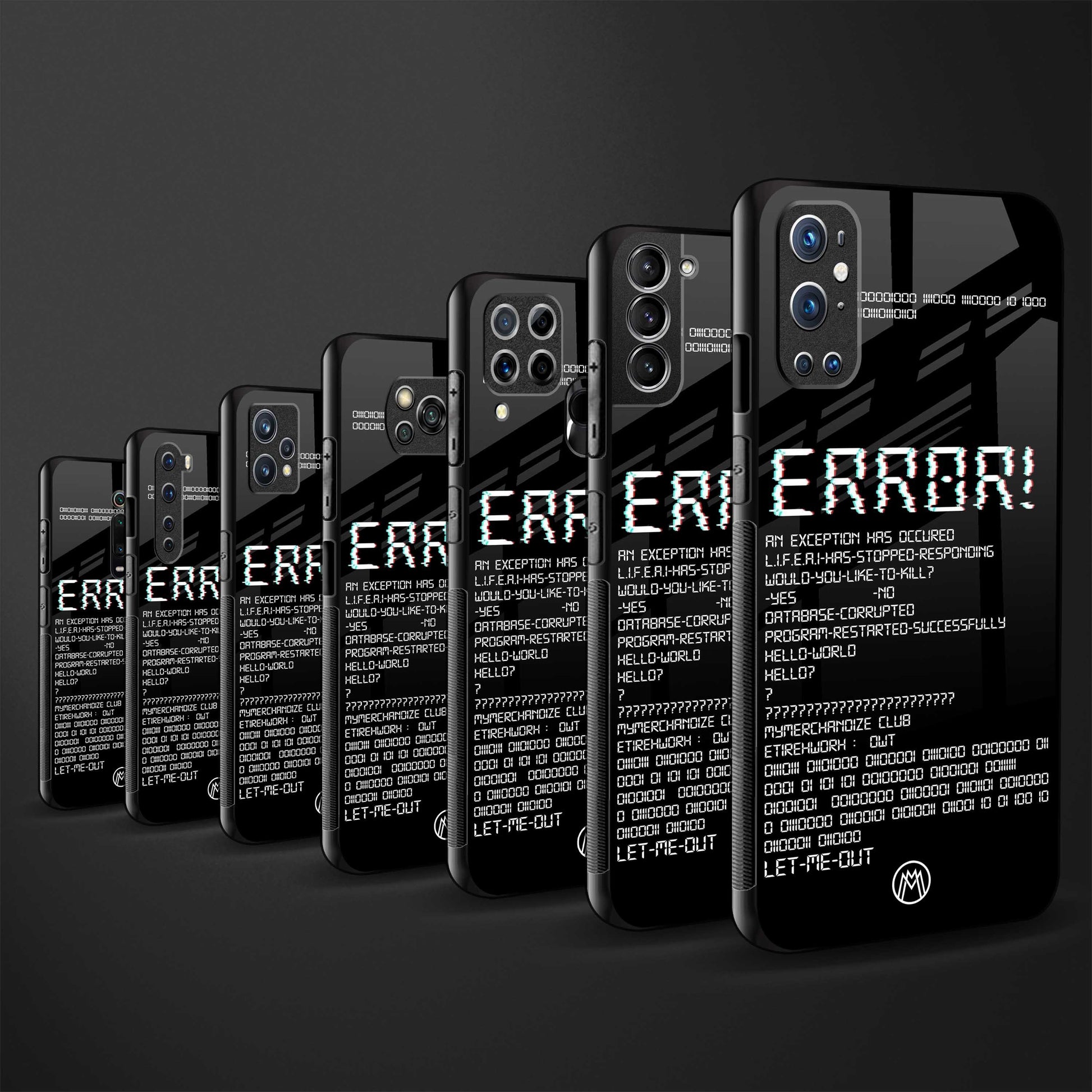 error glass case for realme x50 pro image-3