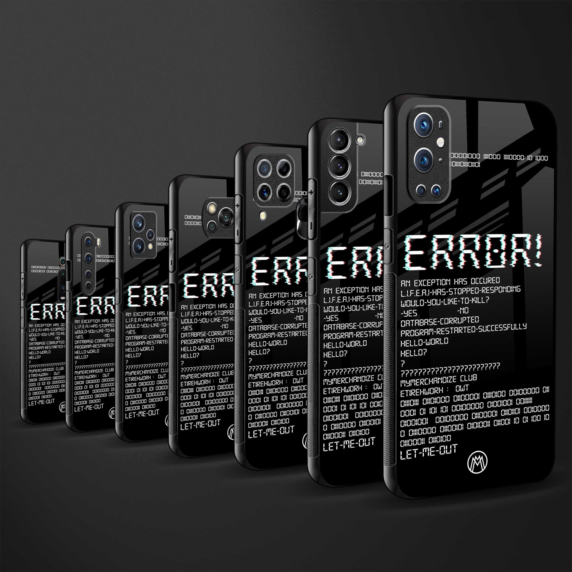 error glass case for iphone x image-3