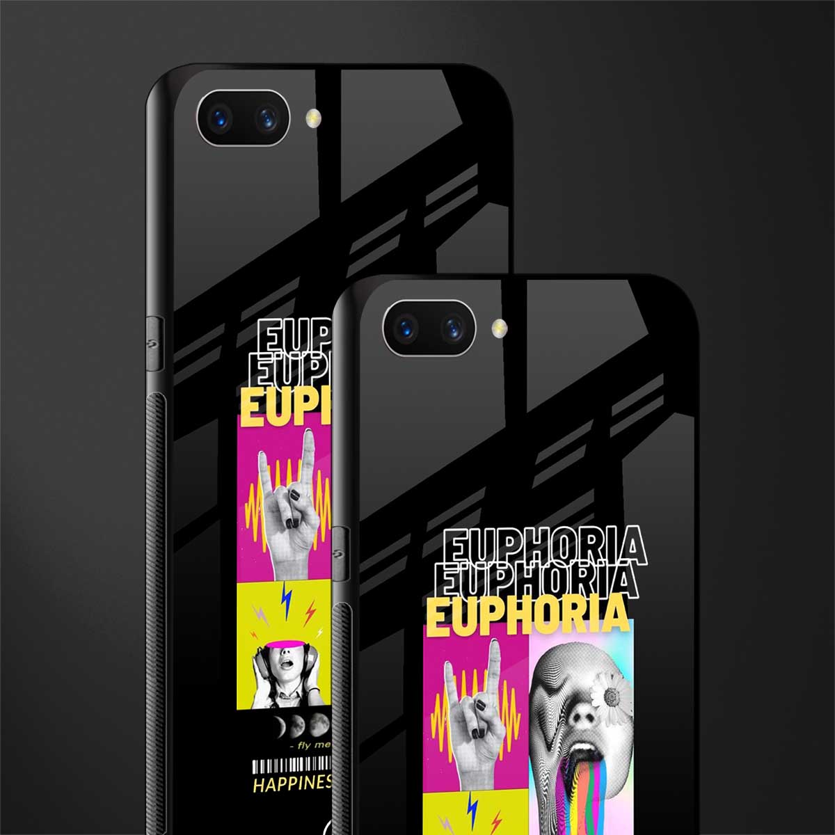 euphoria glass case for oppo a3s image-2