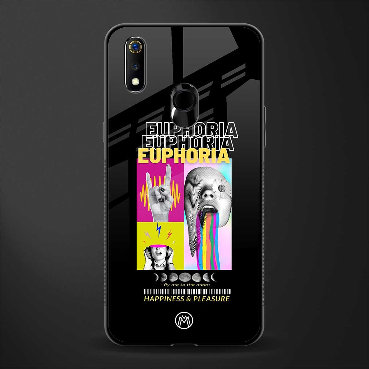 euphoria glass case for realme 3 pro image