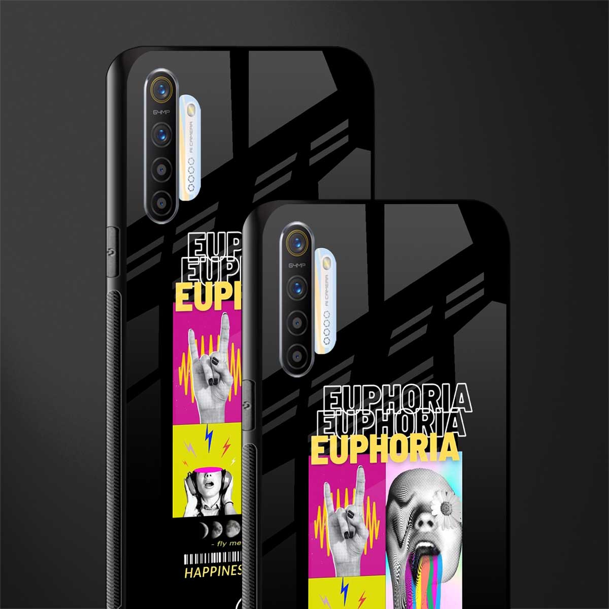 euphoria glass case for realme xt image-2