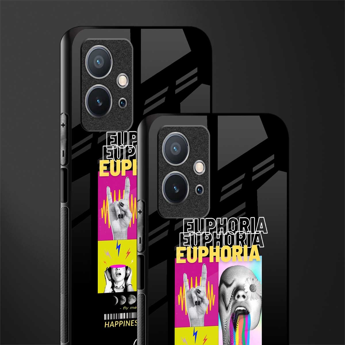 euphoria glass case for vivo t1 5g image-2