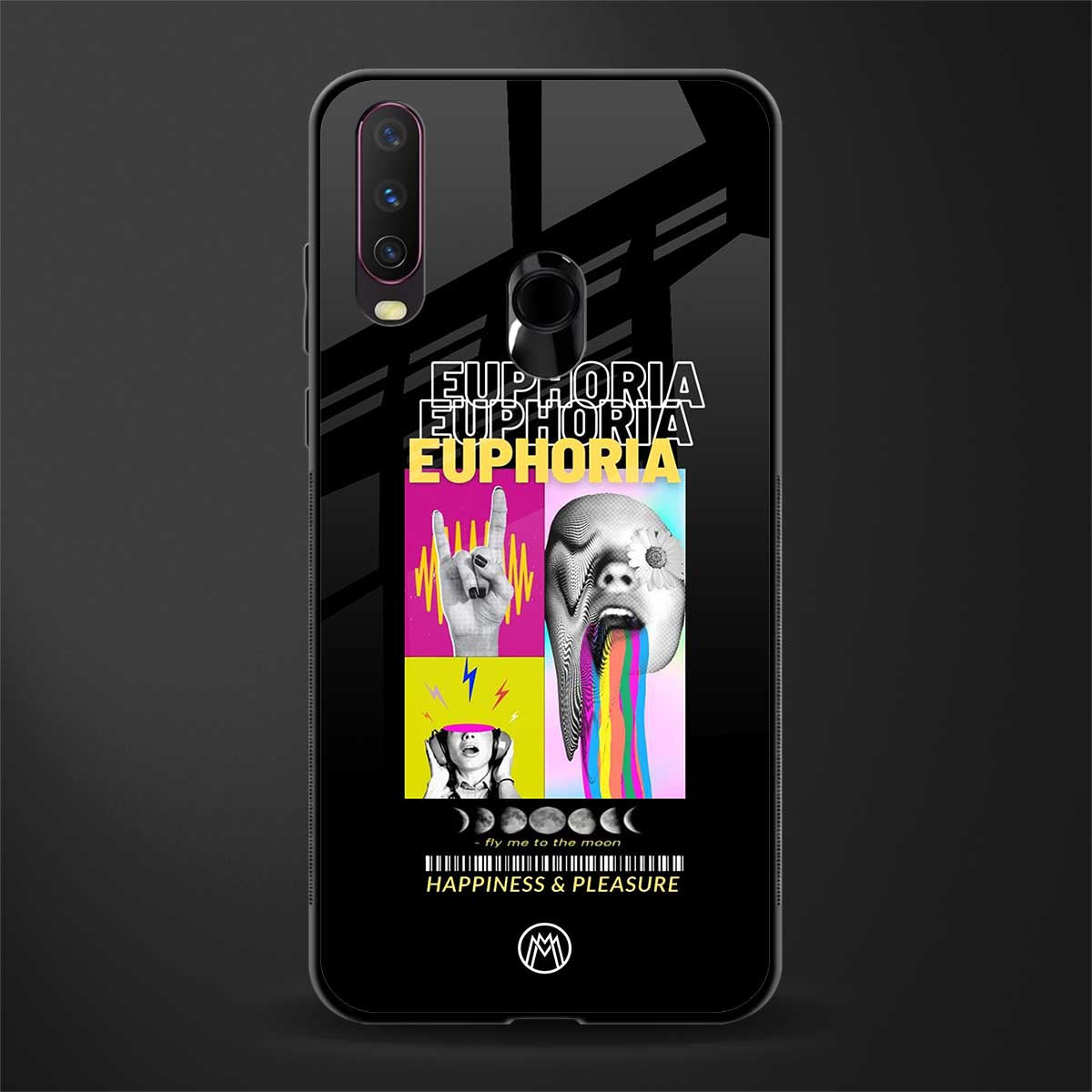 euphoria glass case for vivo y17 image