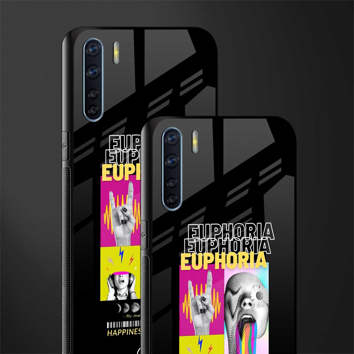 euphoria glass case for oppo f15 image-2