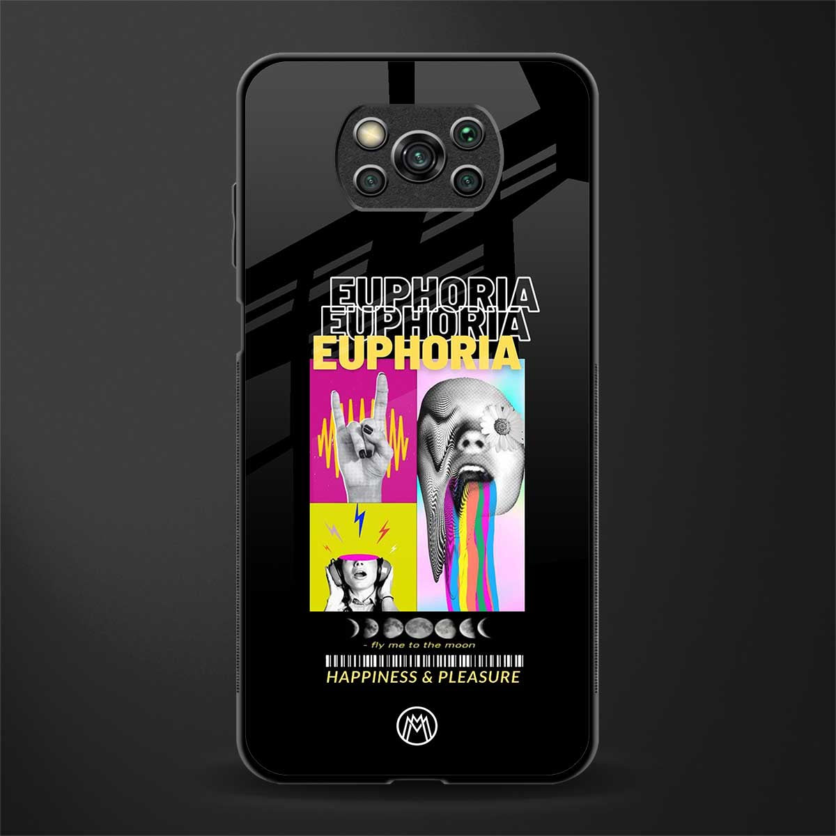 euphoria glass case for poco x3 pro image