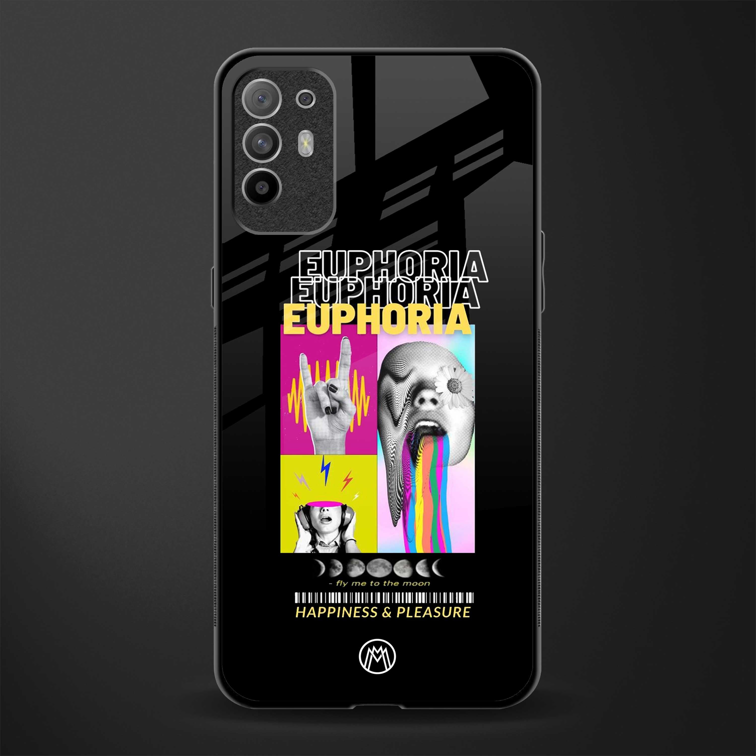 euphoria glass case for oppo f19 pro plus image