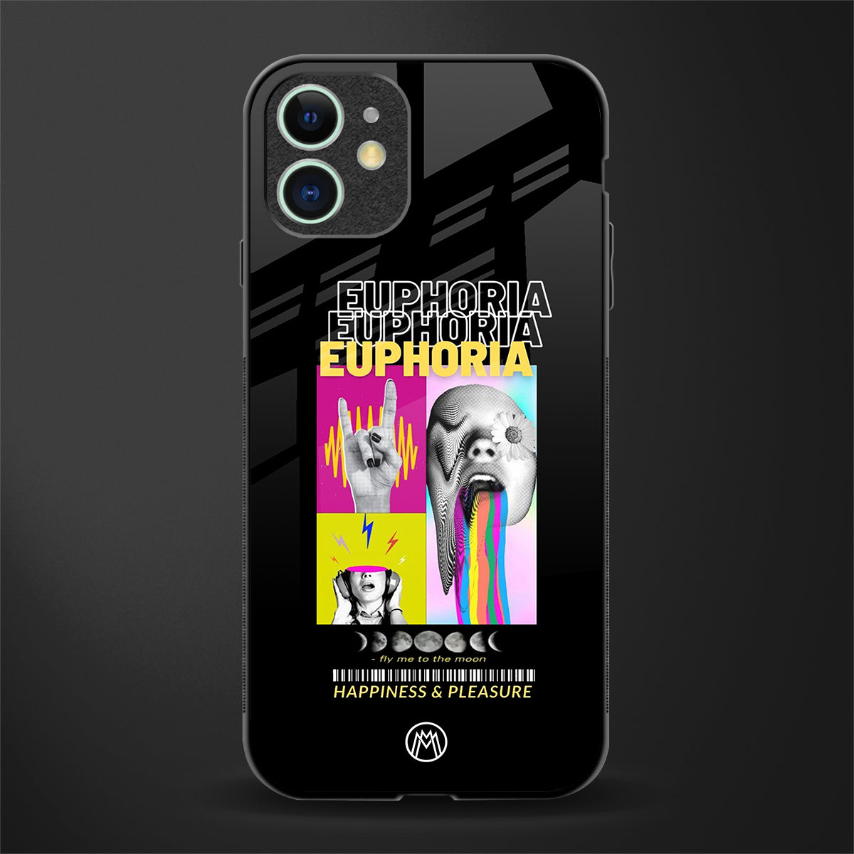 euphoria glass case for iphone 12 image