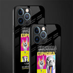euphoria glass case for iphone 12 pro image-2