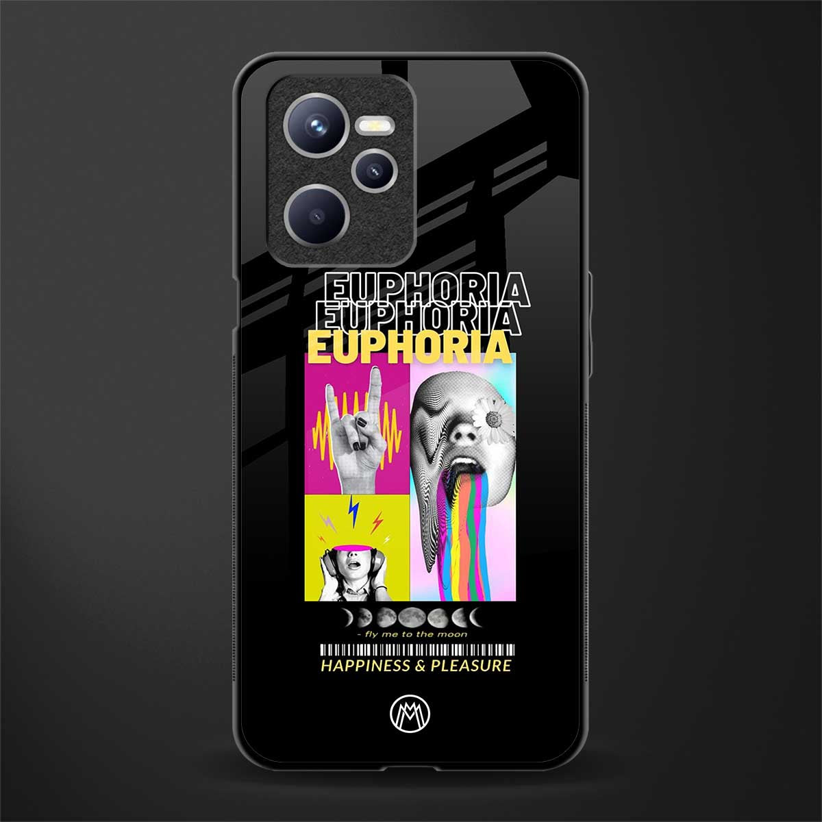 euphoria glass case for realme c35 image