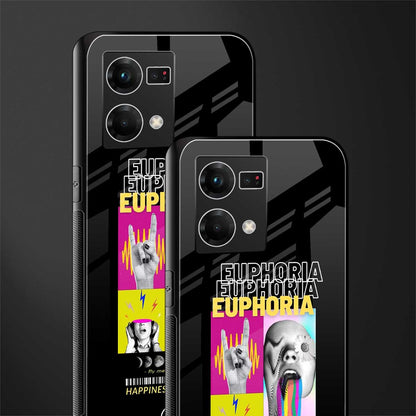 euphoria back phone cover | glass case for oppo f21 pro 4g