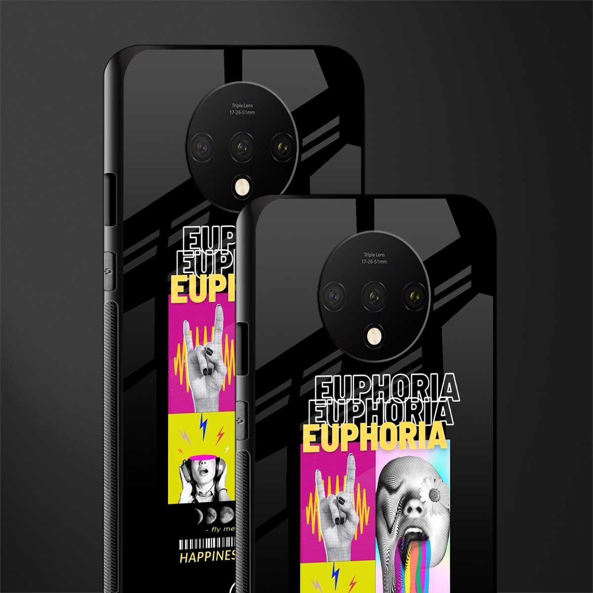 euphoria glass case for oneplus 7t image-2