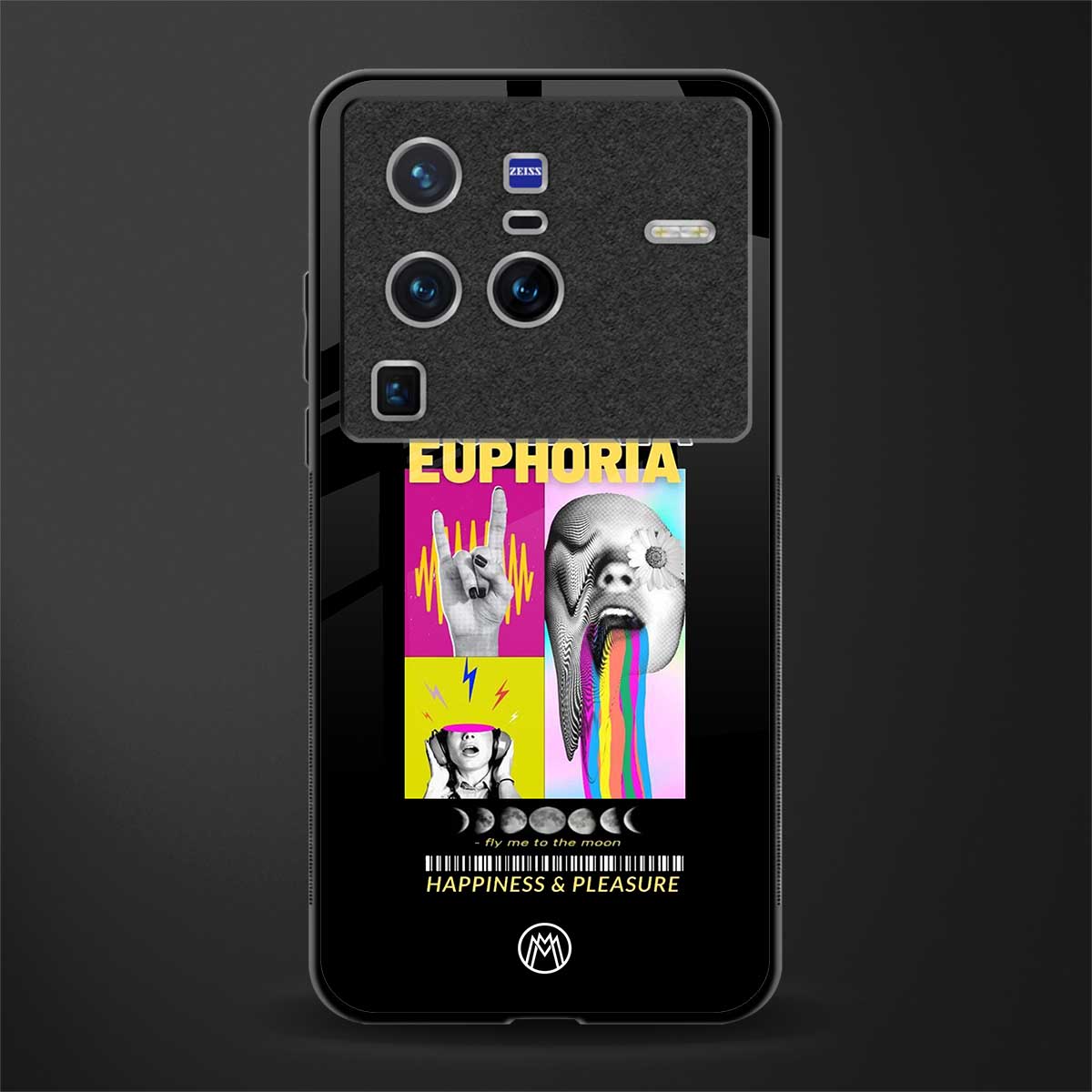 euphoria glass case for vivo x80 pro 5g image