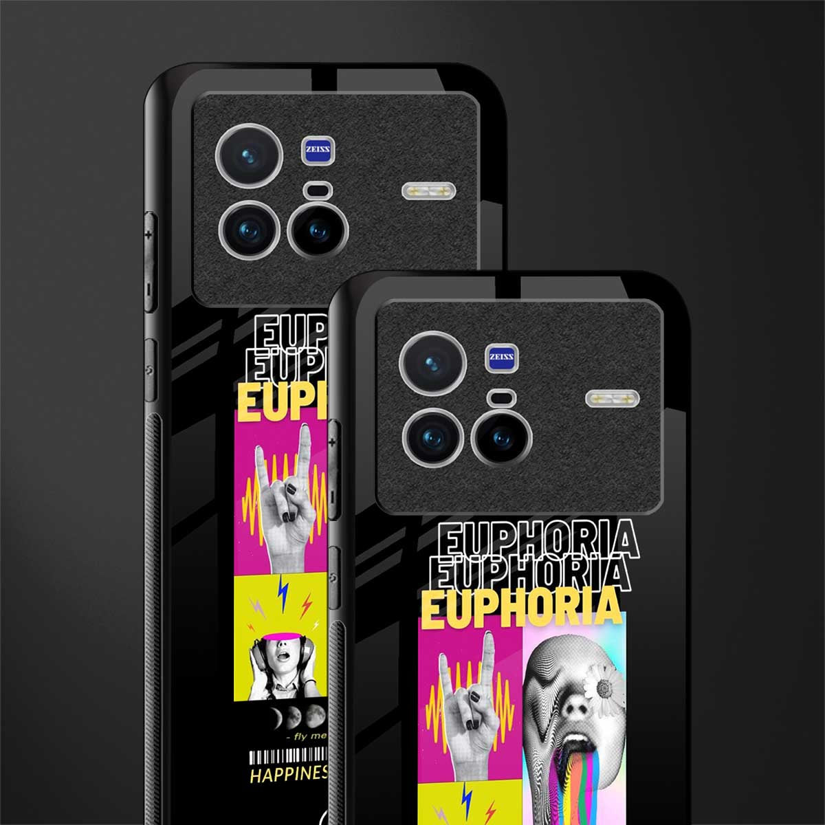 euphoria glass case for vivo x80 image-2