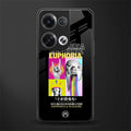 euphoria back phone cover | glass case for oppo reno 8
