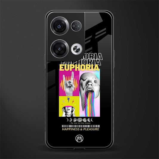 euphoria back phone cover | glass case for oppo reno 8