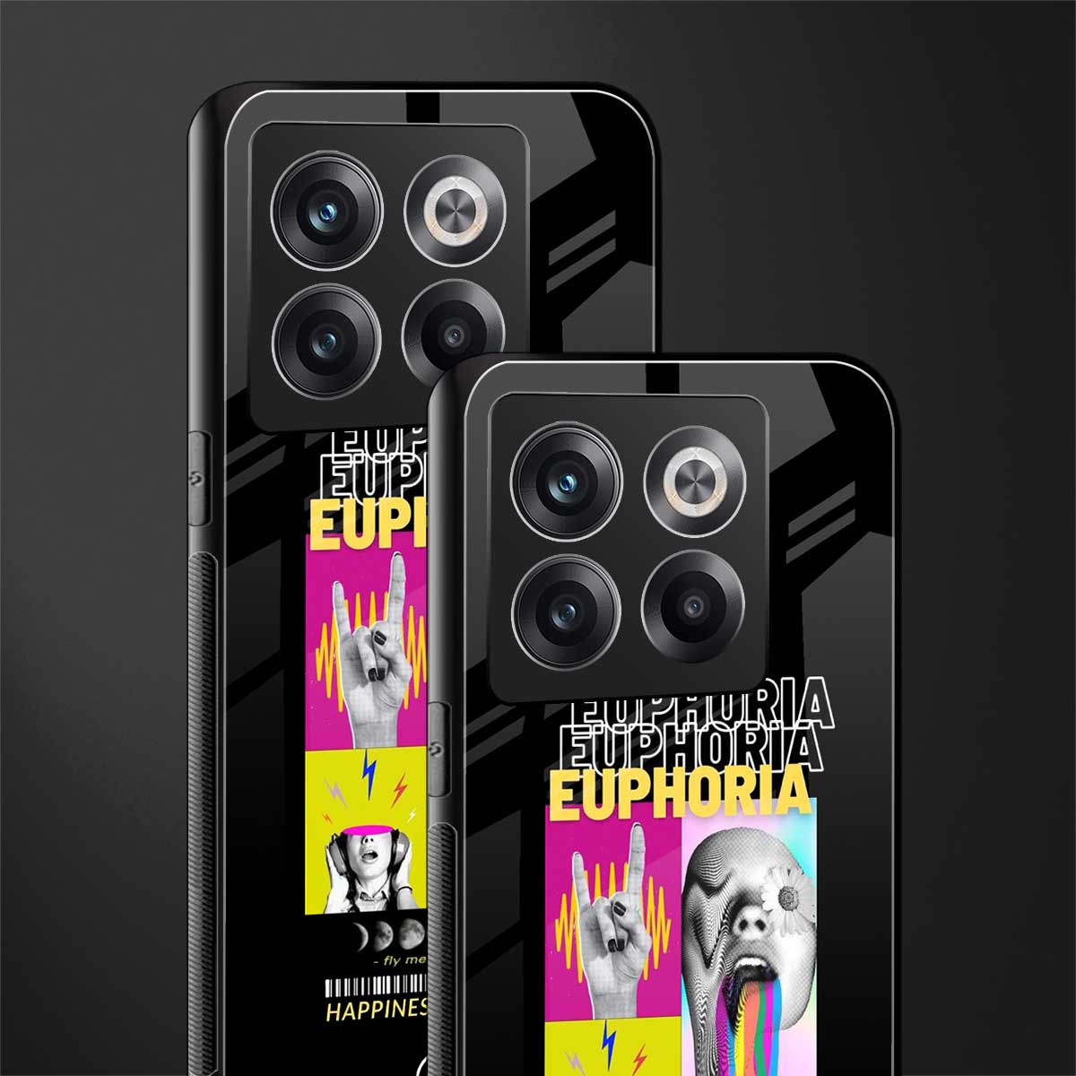 euphoria back phone cover | glass case for oneplus 10t